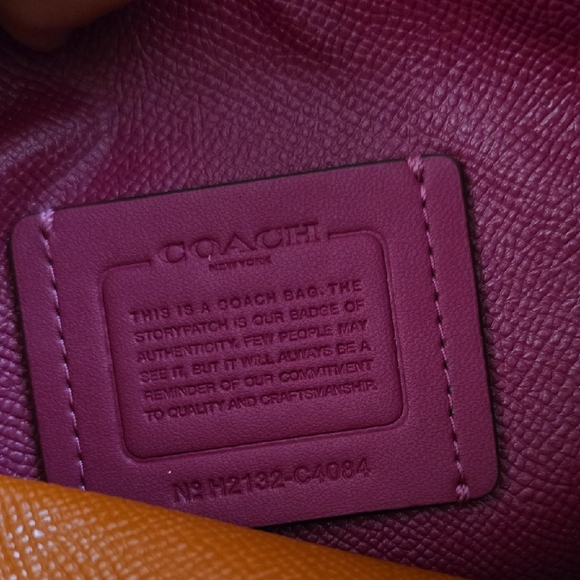 Coach Burgundy Mollie 25 Tote - Picture 7 of 9